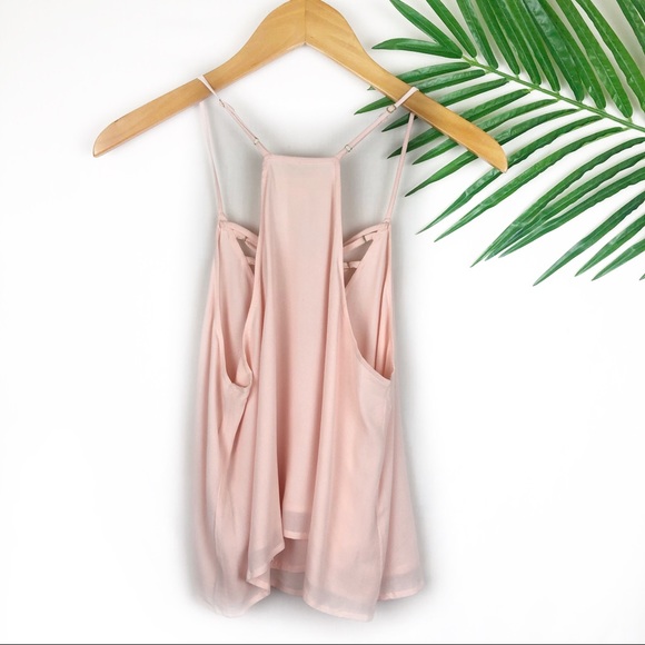 Forever 21 Pink Cami Criss Cross Detail Medium - Picture 2 of 4